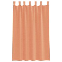 Berkfield Home Voile Curtains with Rod Pockets 2 pcs Terracotta in Brown - thumbnail 4