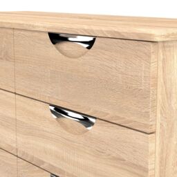 Ready Assembled 2 U Holborn 6 Drawer Wide Chest (Ready Assembled) in Light Oak - thumbnail 4