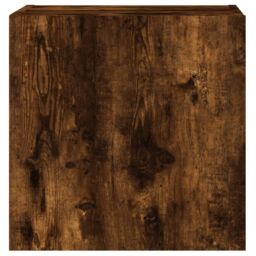 Berkfield Home TV Wall Cabinet Smoked Oak 40.5x30x40 cm Engineered Wood in Brown - thumbnail 7