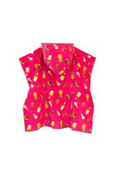 Paw Patrol Girl's Kids Towel Poncho in Pink - thumbnail 4