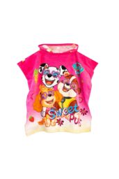 Paw Patrol Girl's Kids Towel Poncho in Pink - thumbnail 2