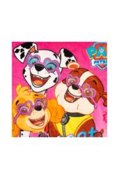 Paw Patrol Girl's Kids Towel Poncho in Pink - thumbnail 3