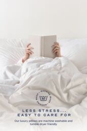 Snuggledown 1 Pack Retreat Indulgent Cotton Soft Support Pillow in White - thumbnail 7
