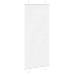 Berkfield Home Pleated Blind White 85x200 cm Fabric Width 84.4 cm Polyester - thumbnail 3