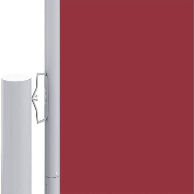 Berkfield Home Retractable Side Awning Red 160x1200 cm - image 1