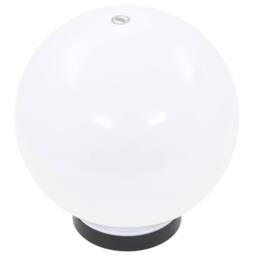 Berkfield Home LED Bowl Lamps 4 pcs Spherical 20 cm PMMA in White - thumbnail 4