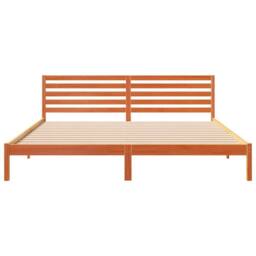 Berkfield Home Elegant with Headboard Wax brown 180 x 210 cm Solid pine wood - thumbnail 5