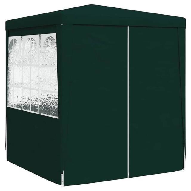 Berkfield Home Professional Party Tent with Side Walls 2x2 m Green 90 g/m? - image 1