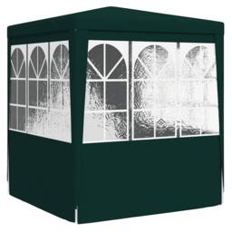 Berkfield Home Professional Party Tent with Side Walls 2x2 m Green 90 g/m? - thumbnail 5