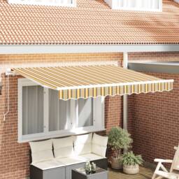 Berkfield Home Awning Replacement Fabric for 2.5x2 m Frame Multicolour Stripe - thumbnail 1