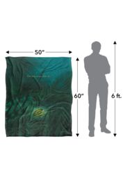 Lord of the Rings The Blanket, 152x127 cm One Ring to Rule Them All Poster Silky Touch Super Soft Throw Blanket in White - thumbnail 5