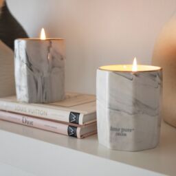 âme pure Soy Wax Scented Candle Powdery Vanilla & Chocolate in Natural - thumbnail 5