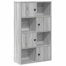 Berkfield Home Bookcase Grey Sonoma 60x24x101.5 cm Engineered Wood - thumbnail 1