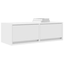Berkfield Home TV Cabinets 2 pcs White 80x31x25.5 cm Engineered Wood - thumbnail 4