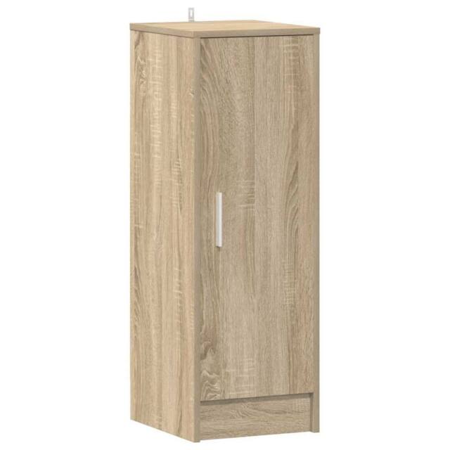 Berkfield Home Shoe Cabinet Sonoma Oak 32x35x92 cm Engineered Wood in Brown - Size: 32 x 35 x 92 cm - image 1