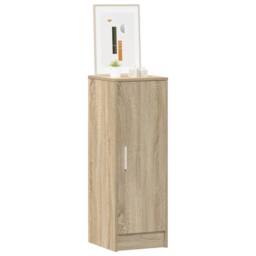 Berkfield Home Shoe Cabinet Sonoma Oak 32x35x92 cm Engineered Wood in Brown - Size: 32 x 35 x 92 cm - thumbnail 3