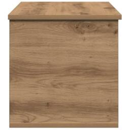 Berkfield Home Storage Box in Artisan Oak - 90x35x35 cm, Made from Engineered Wood in Brown - Size: 90 x 35 x 35 cm - thumbnail 7