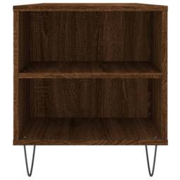 Berkfield Home Coffee Table Brown Oak 102x44.5x50 cm Engineered Wood - thumbnail 7