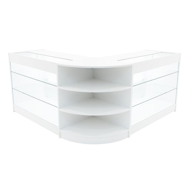 Monstershop Apollo LED Shop Counter Set LM60 & 2 x K1200 - White - image 1