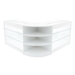 Monstershop Apollo LED Shop Counter Set LM60 & 2 x K1200 - White - thumbnail 1