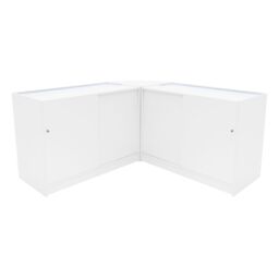 Monstershop Apollo LED Shop Counter Set LM60 & 2 x K1200 - White - thumbnail 2