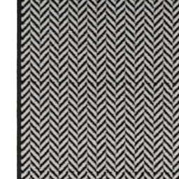 Kukoon Grey Herringbone Cut to Measure Stair Carpet Runner Rug - Size: 60 cm x 1320 cm - thumbnail 6