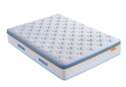 Birlea SleepSoul Heaven 2000 Mattress Memory Foam Pocket Sprung in White - Size: Double - thumbnail 1