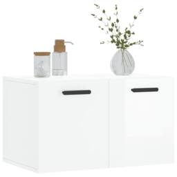 Berkfield Home Wall Cabinet High Gloss White 60x36.5x35 cm Engineered Wood - thumbnail 3