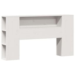 Berkfield Home Bookcase Bed without Mattress White 140x200cm Solid Wood Pine - Size: 140x200 cm - thumbnail 7