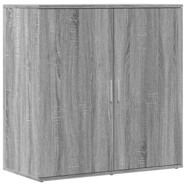 Berkfield Home Sideboard Grey Sonoma 79x38x80 cm Engineered Wood - Size: 79 x 38 x 80 cm - image 1