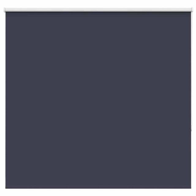 Berkfield Home Roller Blind Blackout Coffee 130x175 cm Fabric Width 126.6 cm Pol… in Navy - image 1