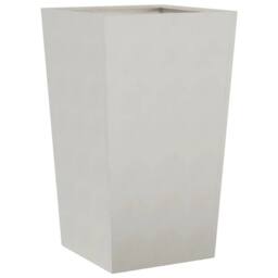 Berkfield Home Garden Planter 45x45x75 cm Stainless Steel in Light Grey - Size: 45 x 45 x 75 cm - thumbnail 6