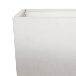 Berkfield Home Garden Planter 45x45x75 cm Stainless Steel in Light Grey - Size: 45 x 45 x 75 cm - thumbnail 7