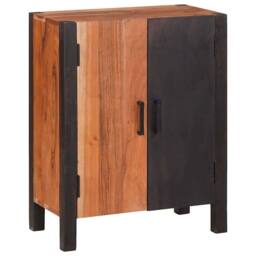 Berkfield Home Modern Buffets & Sideboards Brown 55 x 30 x 75 cm Solid acacia wood - thumbnail 2