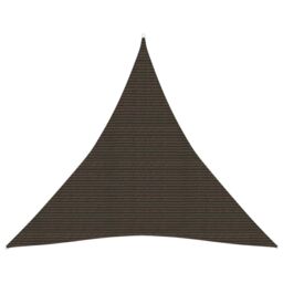Berkfield Home Sunshade Sail 160 g/m ² Brown 4.5x4.5x4.5 m HDPE - thumbnail 1