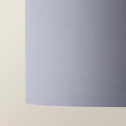 ValueLights Reni Pale Grey with Metallic Chrome Inner Easy Fit Ceiling Lamp Shade - Size: Small - thumbnail 4