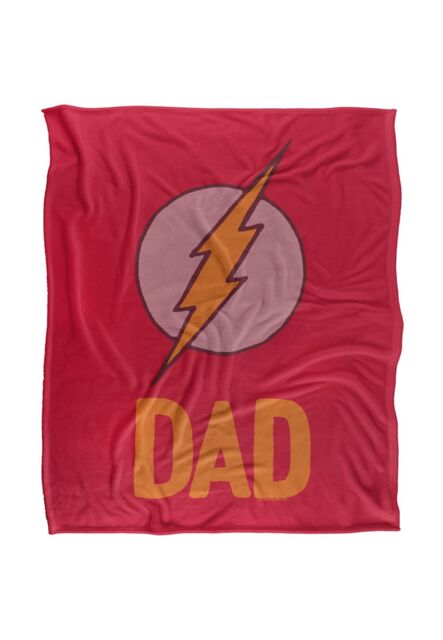 Warner Brothers The Flash Officially Licensed Silky Touch Super Soft Throw Blanket 152 x 127 cm in White - image 1