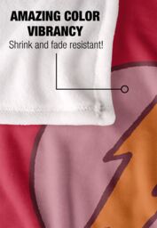 Warner Brothers The Flash Officially Licensed Silky Touch Super Soft Throw Blanket 152 x 127 cm in White - thumbnail 4