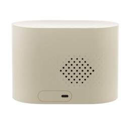 XD Design Plastic Digital Alarm Clock (EU Plug) in Beige - thumbnail 2