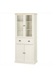 ERGOVEXA Multi-Storage Farmhouse Kitchen Cabinet, Cream - thumbnail 1