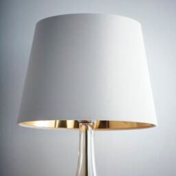 K LIVING Velvet Empire Shade for Ceiling & Table Lamp 10 Inch Shade in Cream