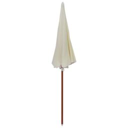 Berkfield Home Parasol with Steel Pole 240 cm Sand in Beige - thumbnail 2