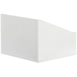 "Nordara White Modern Vinyl Record Storage Box LP Holder for 12"" Records" - thumbnail 4
