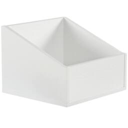 "Nordara White Modern Vinyl Record Storage Box LP Holder for 12"" Records" - thumbnail 5