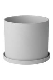 Blomus Nona Porcelain Herb Pot Small - Micro Chip in Grey - thumbnail 1