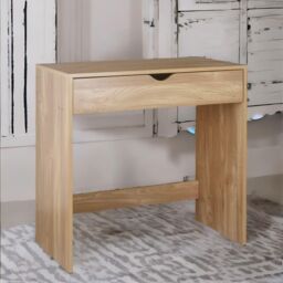 FURNOS 1 Drawer Dressing Table in Natural - thumbnail 4