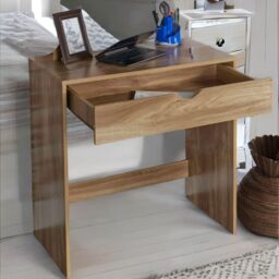 FURNOS 1 Drawer Dressing Table in Natural - thumbnail 6