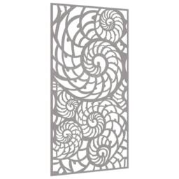 Berkfield Home Garden Wall Decoration 105x55 cm Corten Steel Shell Design in Brown