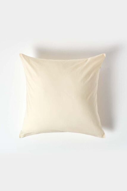 Homescapes Continental Egyptian Cotton Pillowcase 200 TC, 40 x 40 cm in Cream - image 1