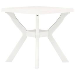 Berkfield Home Bistro Table White 70x70x72 cm Plastic - Size: 70 x 70 x 72 cm